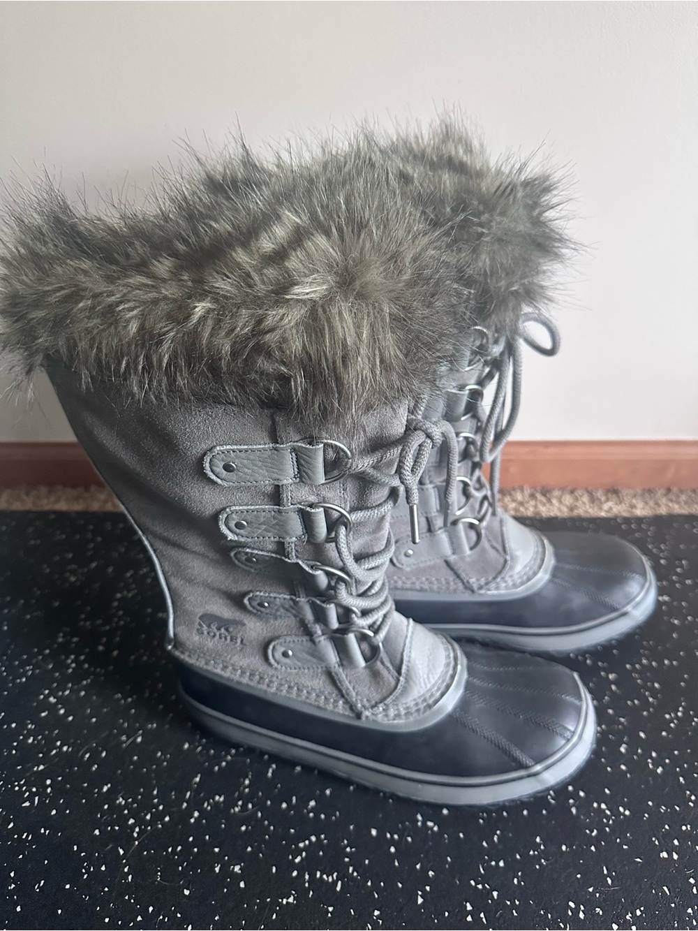 Women's Sorel Faux-Fur Lace-Up Winter Boots